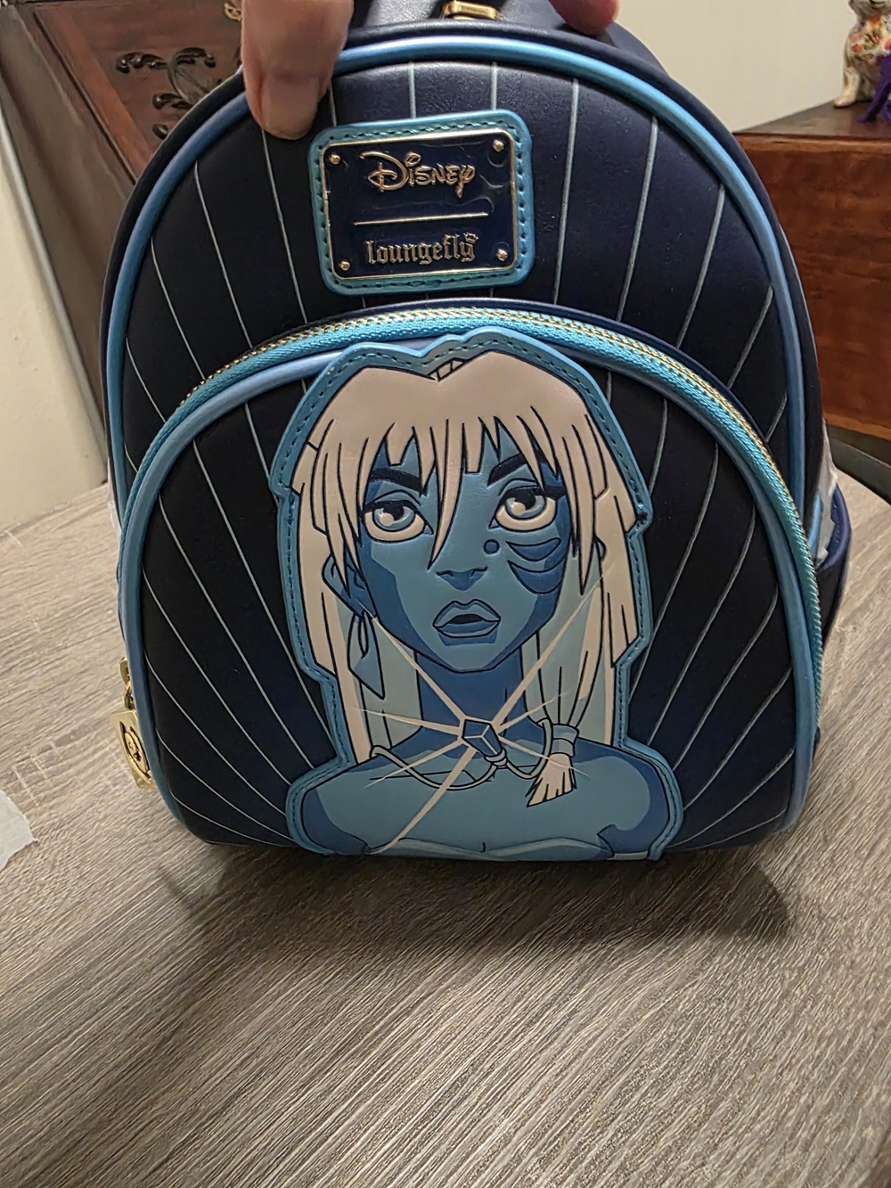 Loungefly Navy & Light Blue Avatar-Inspired Mini Backpack